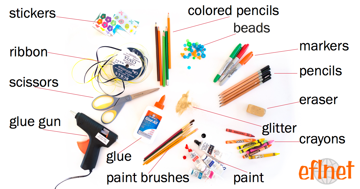 Materials and Tools for Arts and Crafts | EFLnet